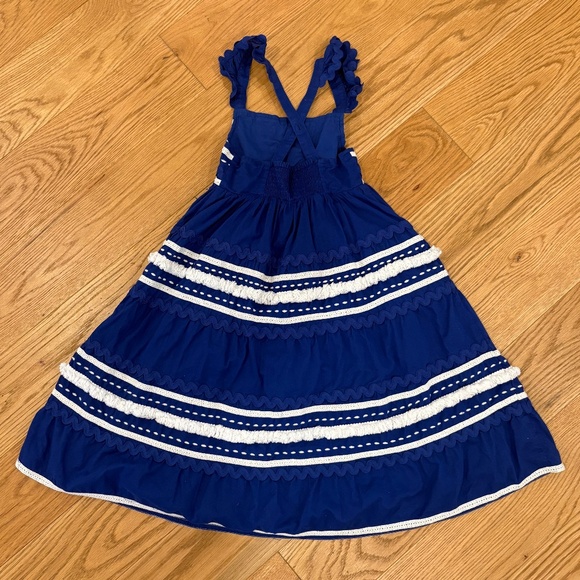 Mini Boden Tiered Twirly Ric Rac Dress - Picture 2 of 4